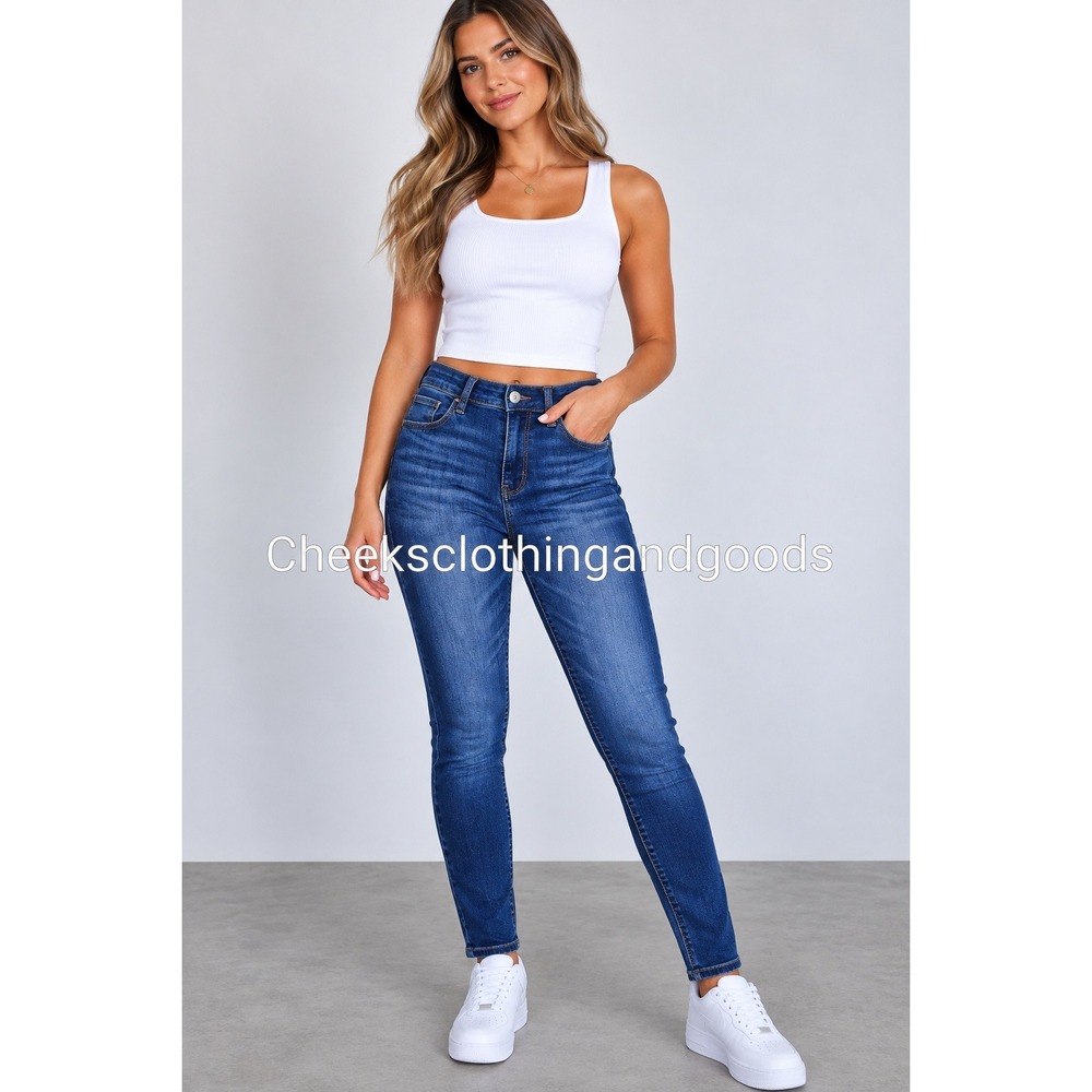 American Eagle Women's Hi-Rise Jegging Size 4 Short Medium Wash Stretch Denim